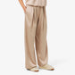 Oversized Elasticated Satin Pants-HF9801