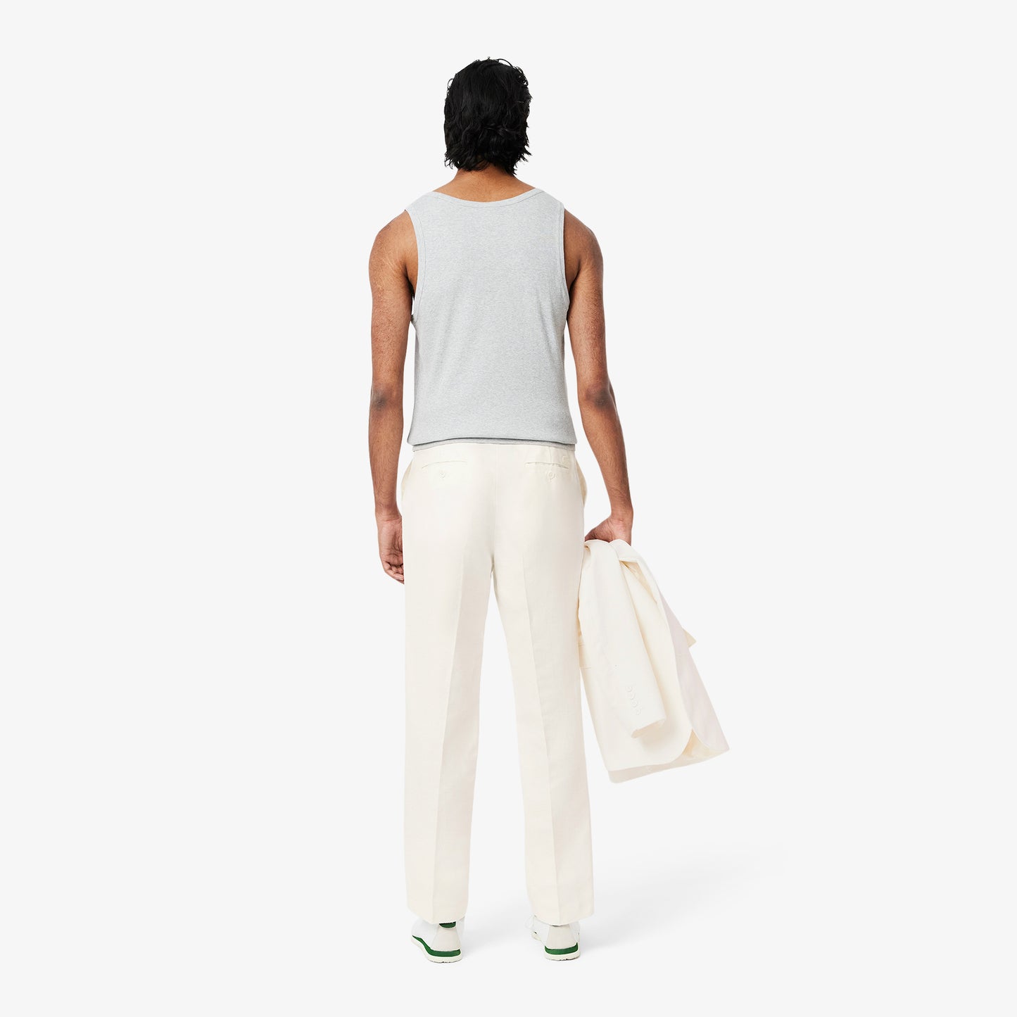 Regular Fit Linen Suit Pants-HH0444