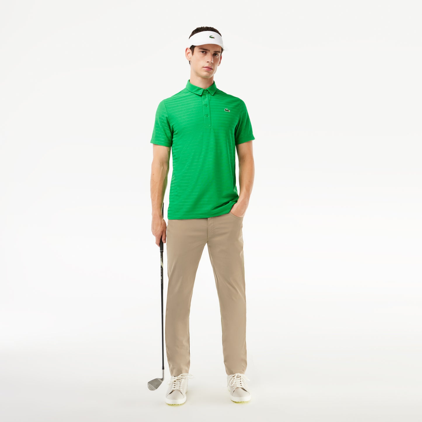 Golf trousers with grip band