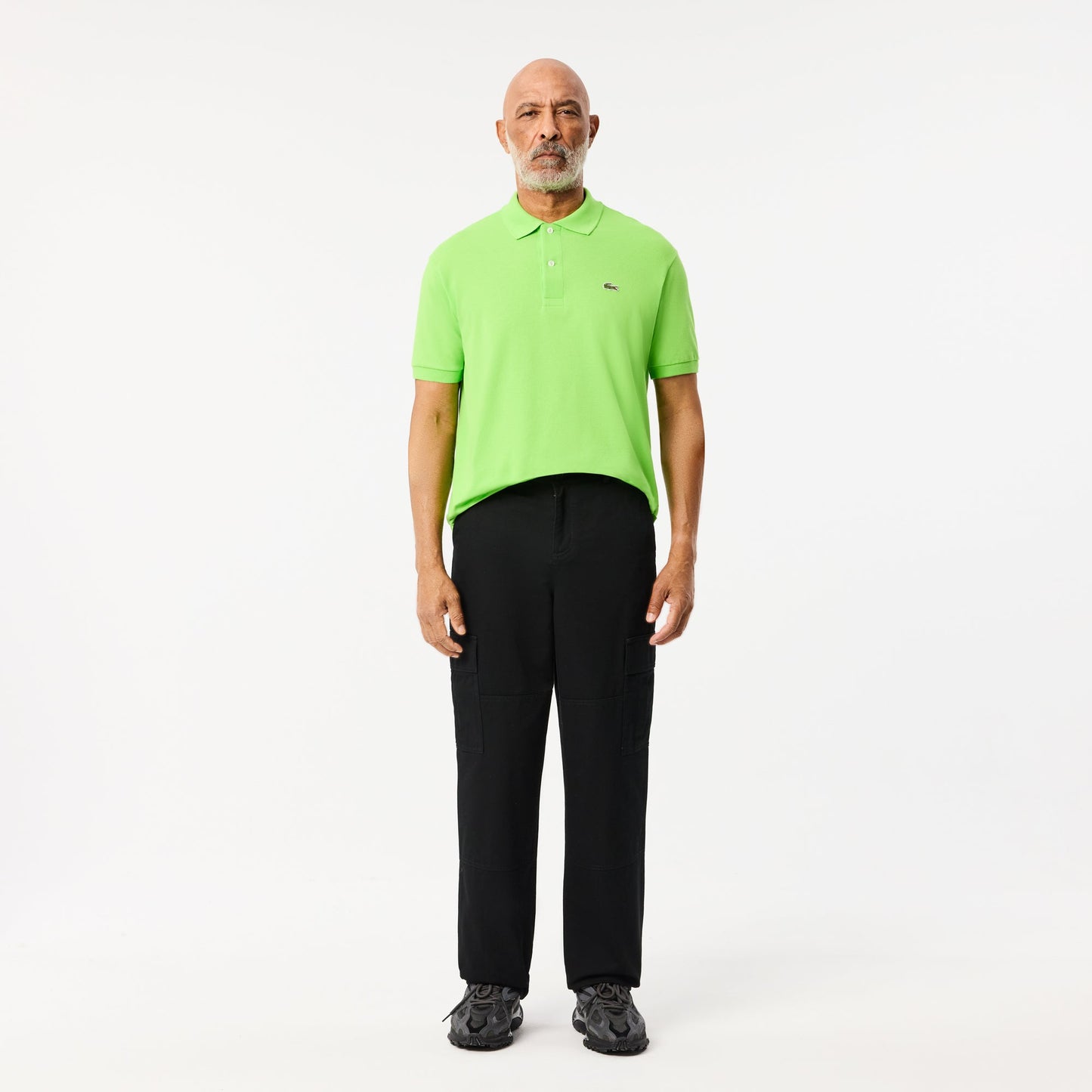 Straight Fit Cotton Cargo Pants-HH5945