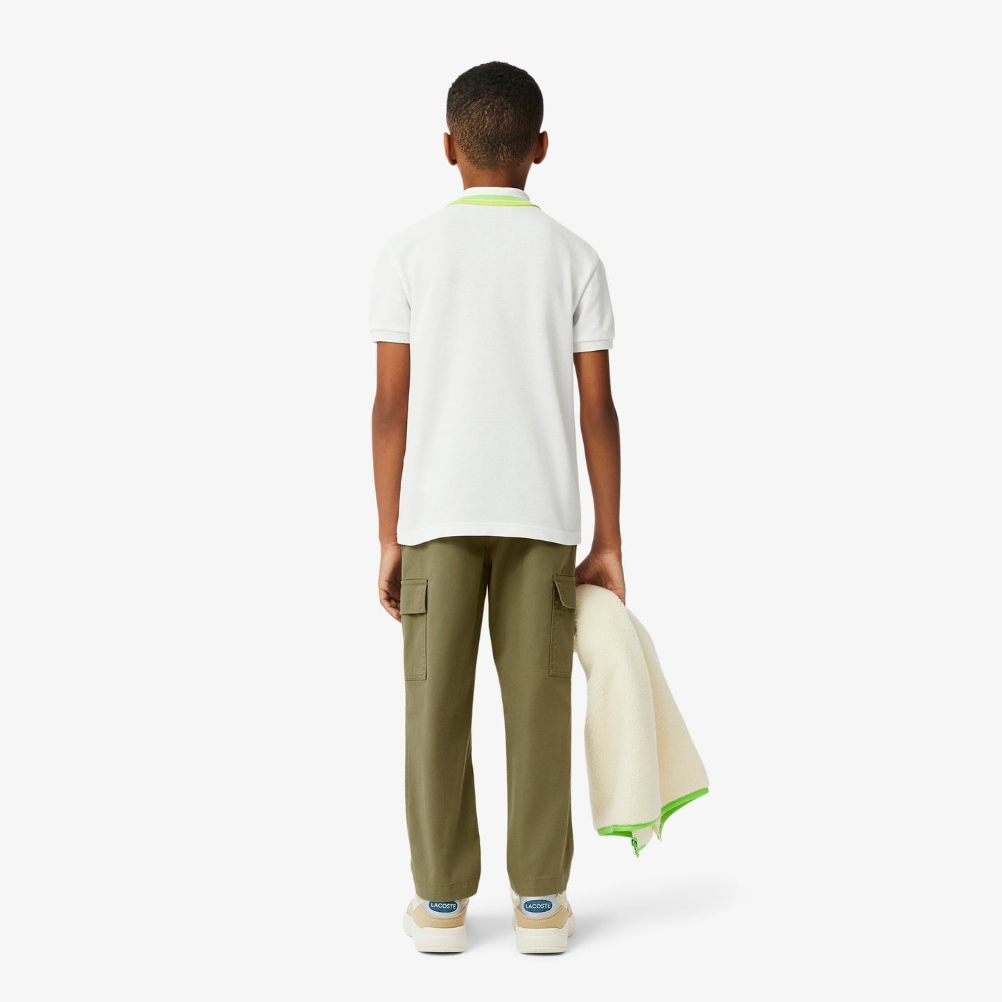 Lightweight Cotton Gabardine Cargo Pants-HJ1282