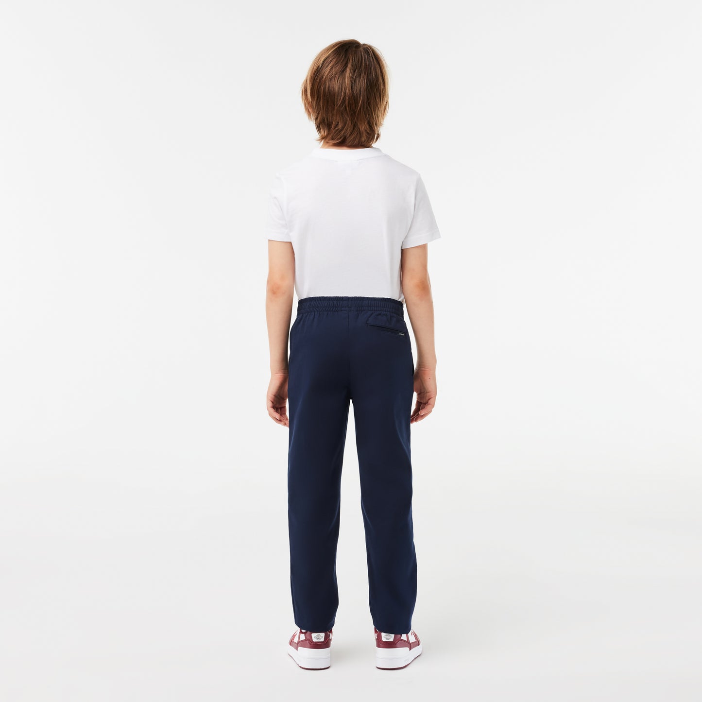 Boys' Lacoste Stretch Cotton Gabardine Chinos - HJ9701