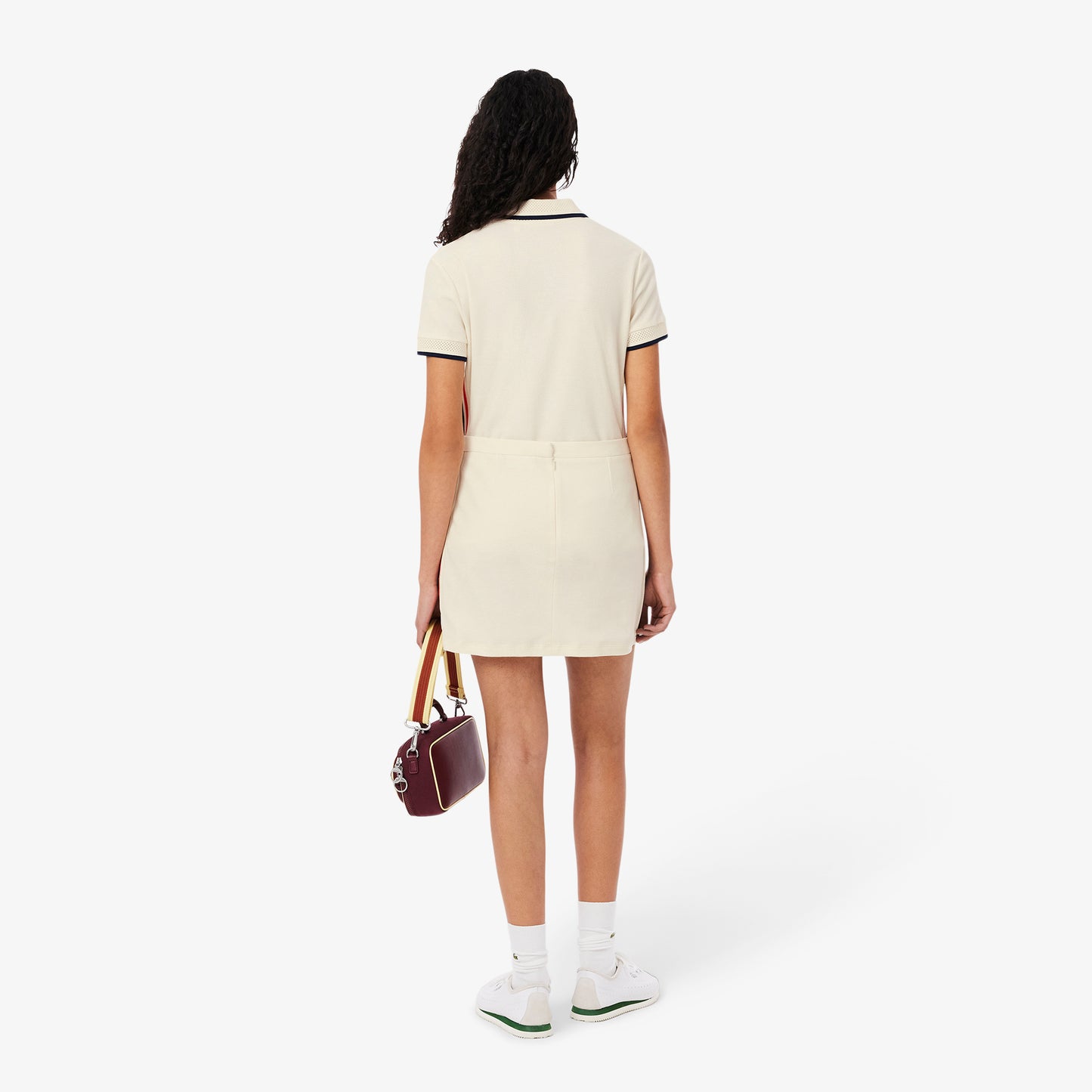 French Made Textured Pique Skirt-JF0522