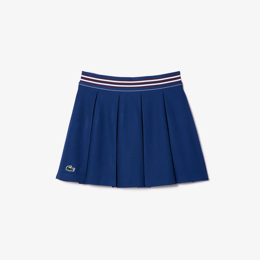 Pique Tennis Skirt with Integrated Shorts