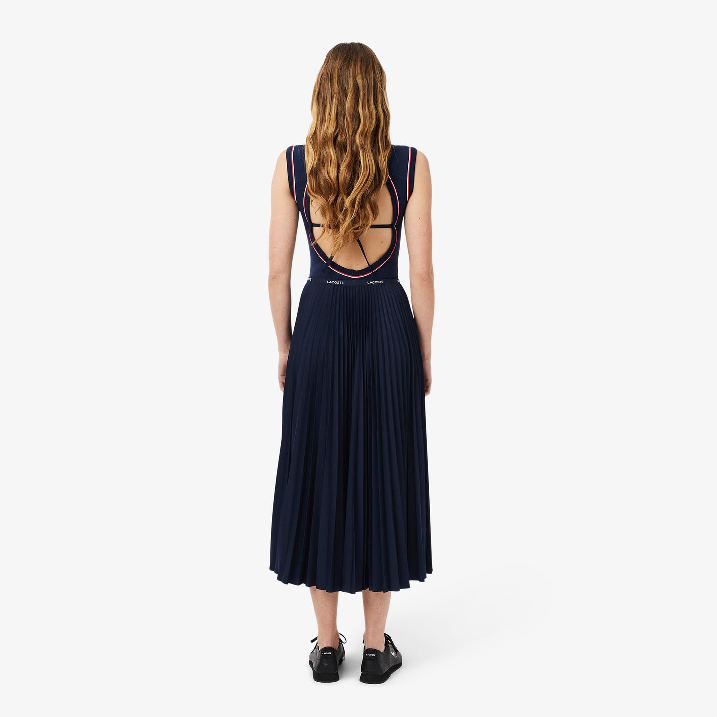 Long Pleated Elasticated Waist Skirt-JF1402
