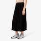 Long Pleated Elasticated Waist Skirt-JF1402