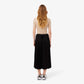 Long Pleated Elasticated Waist Skirt-JF1402