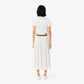 Long Pleated Elasticated Waist Skirt-JF1402
