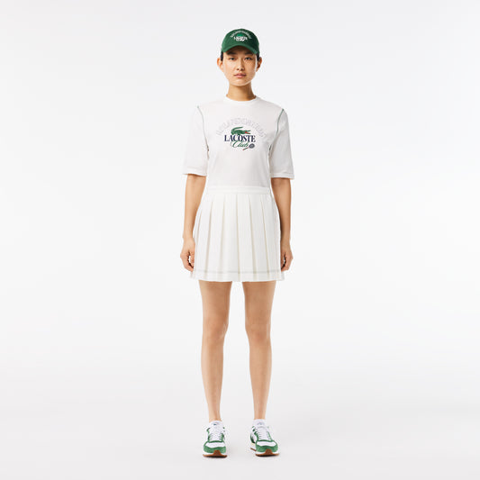 Women S Lacoste Sport Roland Garros Edition Pleated Skirt - Jf7302