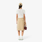 Straight Cut Twill Midi Skirt-JF9817