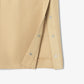 Straight Cut Twill Midi Skirt-JF9817