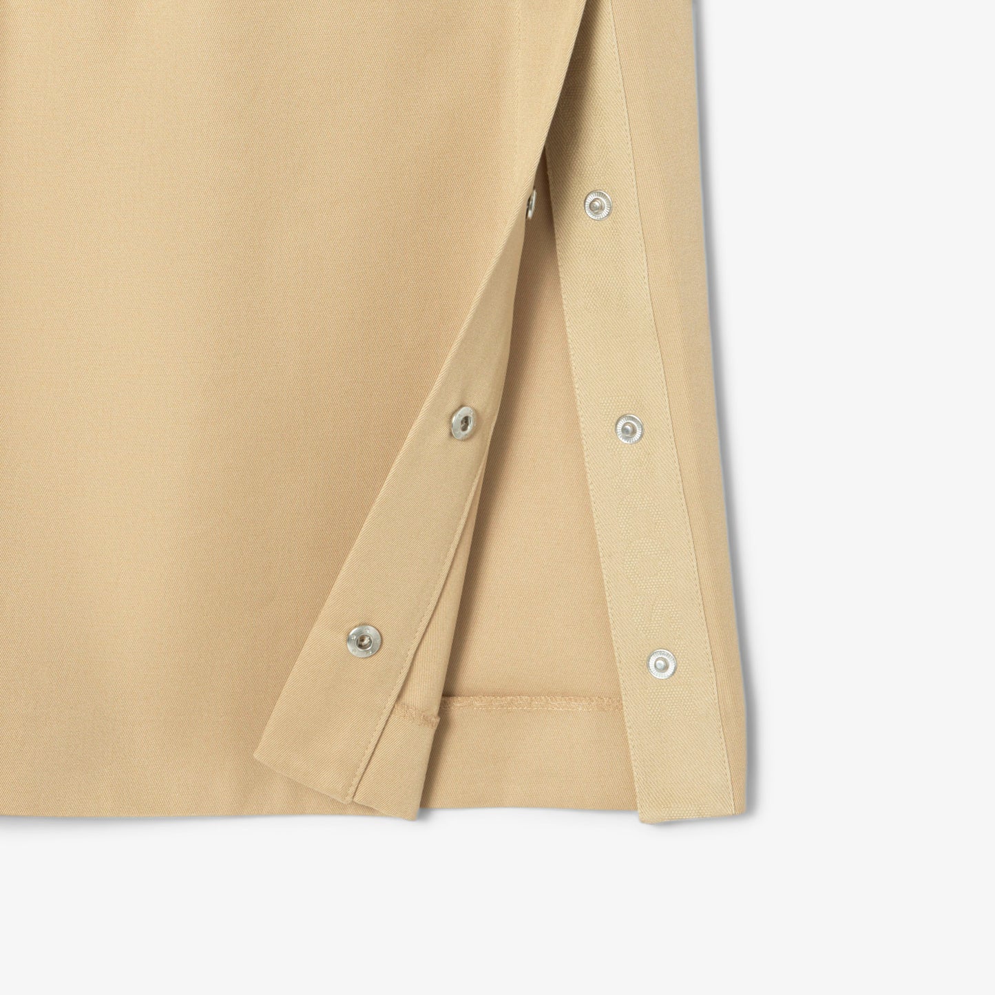 Straight Cut Twill Midi Skirt-JF9817
