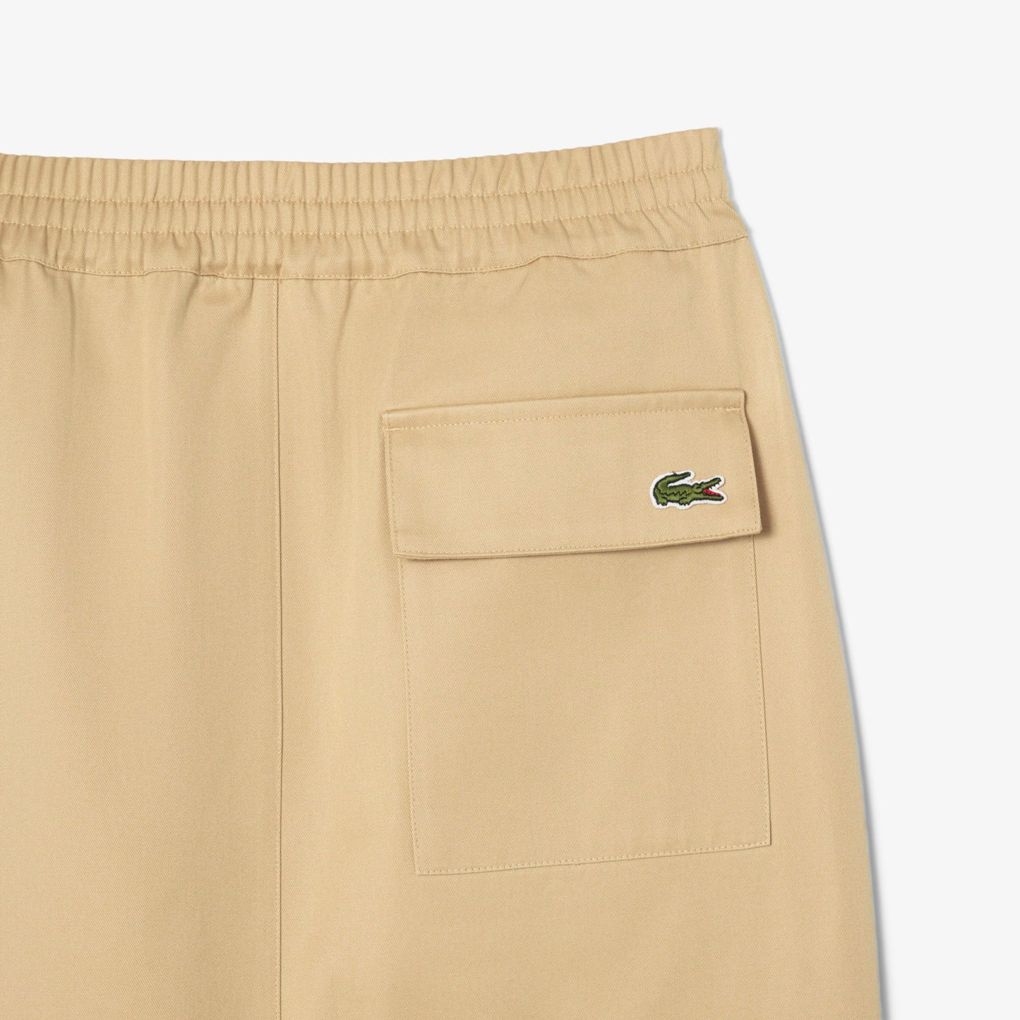 Straight Cut Twill Midi Skirt-JF9817