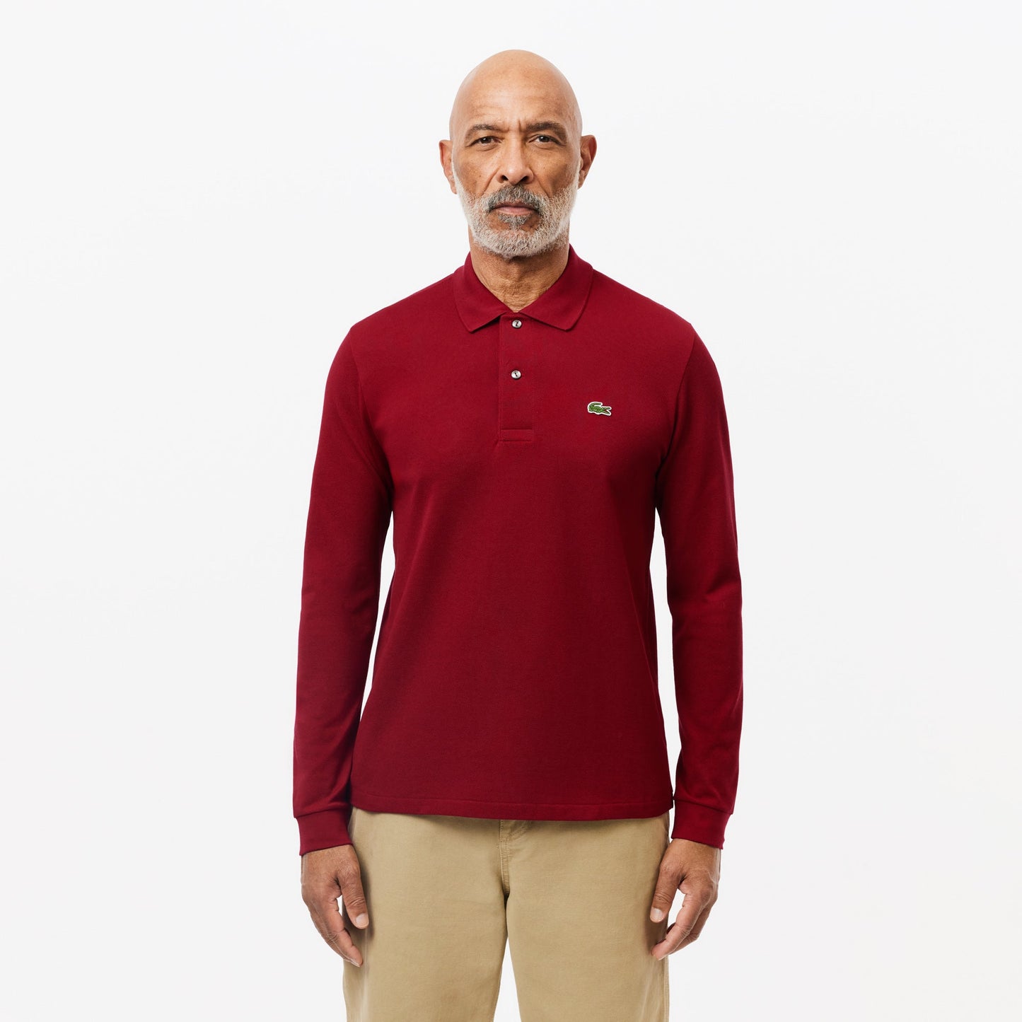 Classic Fit Long Sleeved L.12.12 Polo Shirt - L1312