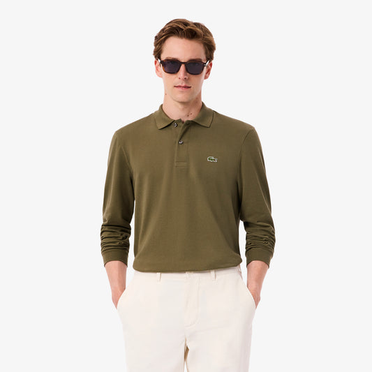 Classic Fit Long Sleeved L.12.12 Polo Shirt - L1312
