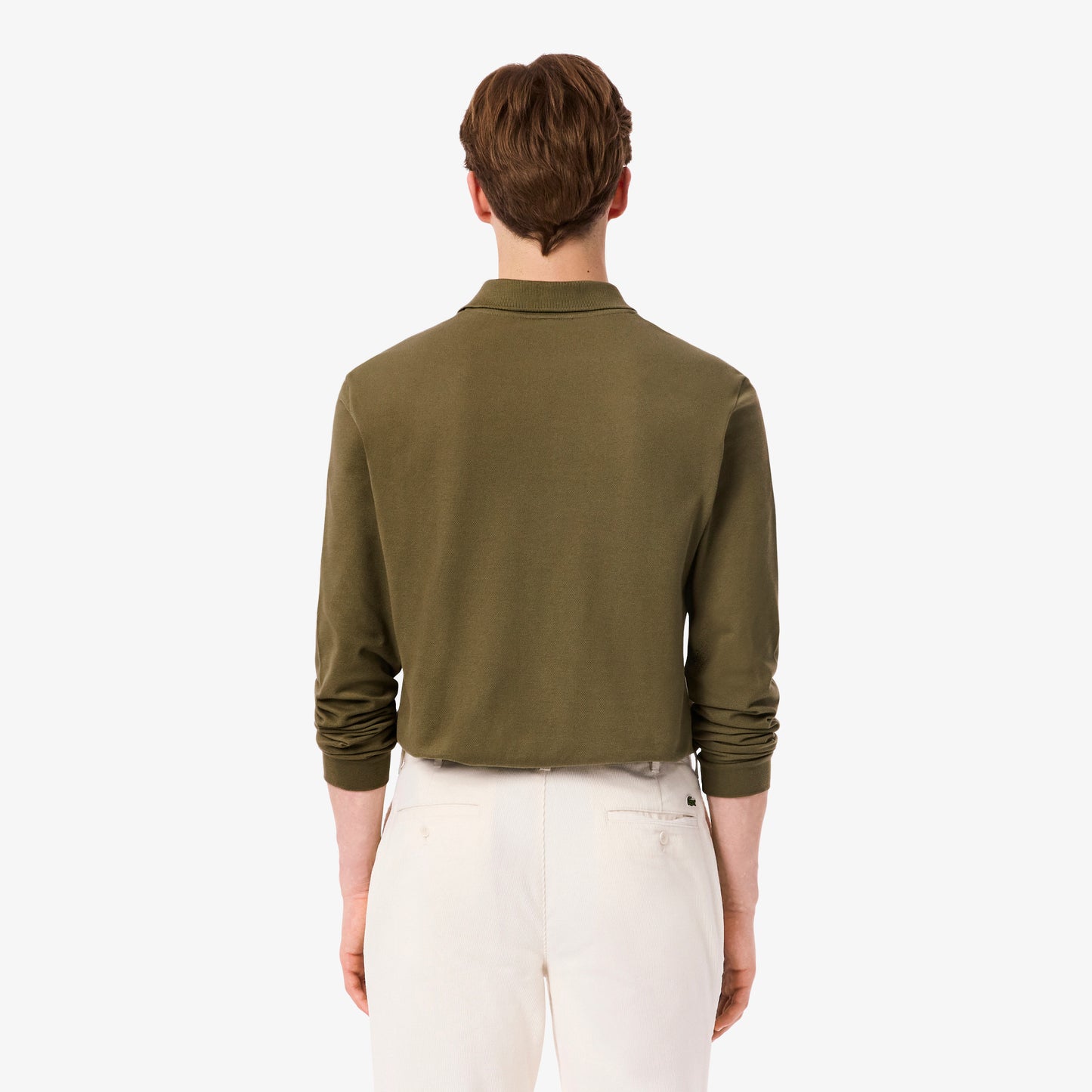 Classic Fit Long Sleeved L.12.12 Polo Shirt - L1312