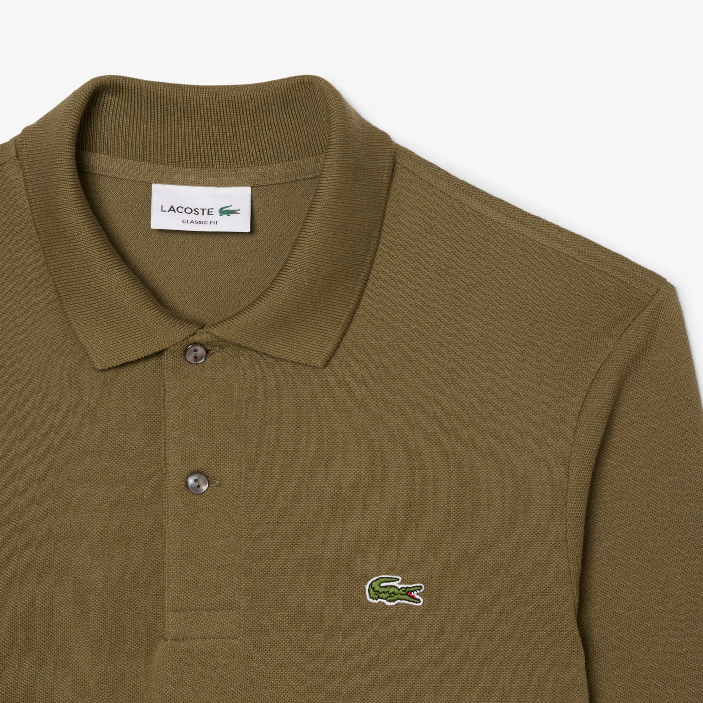 Classic Fit Long Sleeved L.12.12 Polo Shirt - L1312