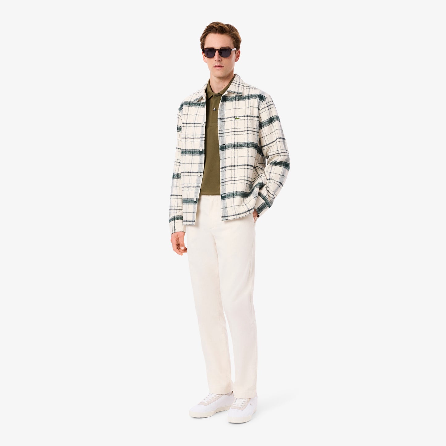 Classic Fit Long Sleeved L.12.12 Polo Shirt - L1312