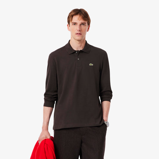 Classic Fit Long Sleeved L.12.12 Polo Shirt - L1312