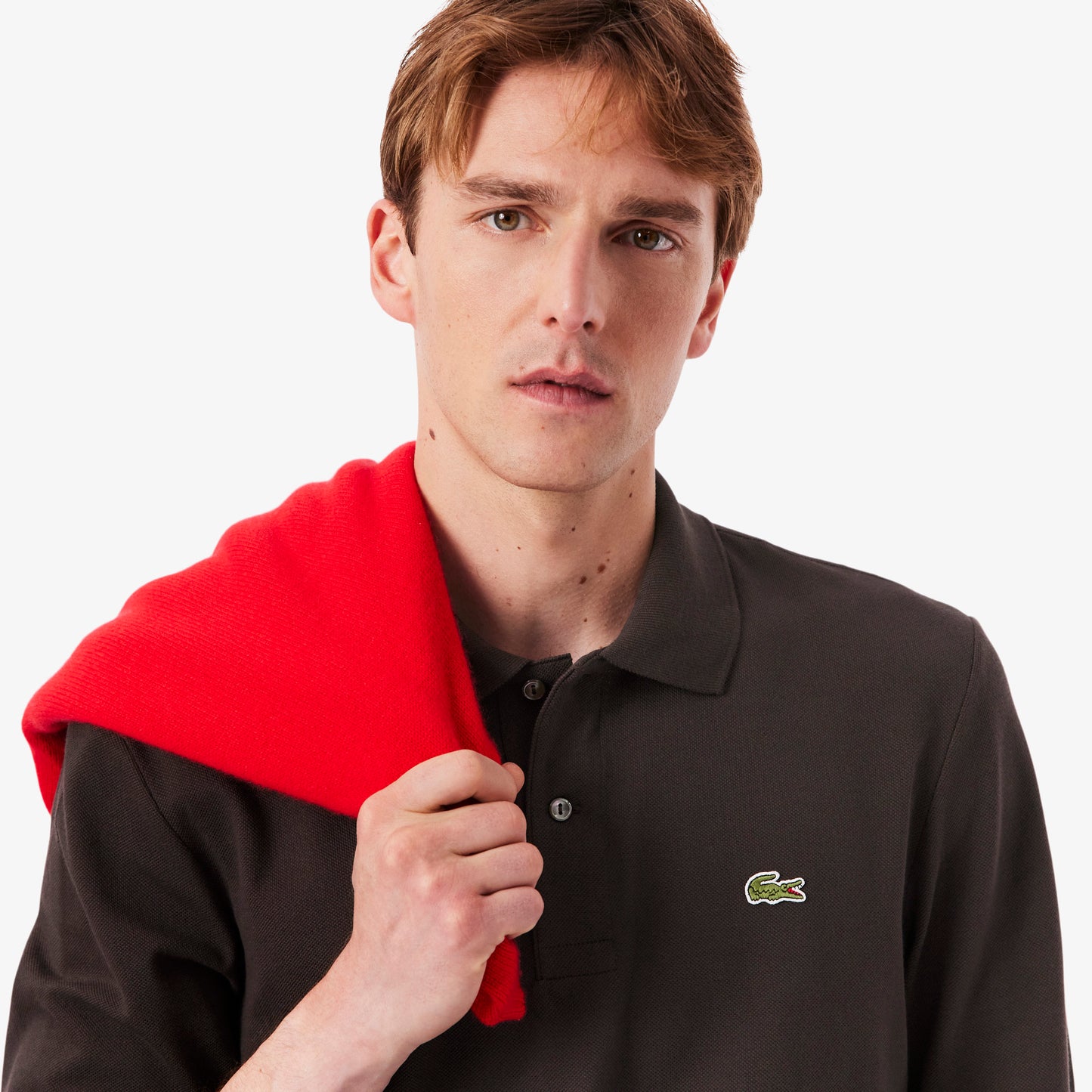 Classic Fit Long Sleeved L.12.12 Polo Shirt - L1312
