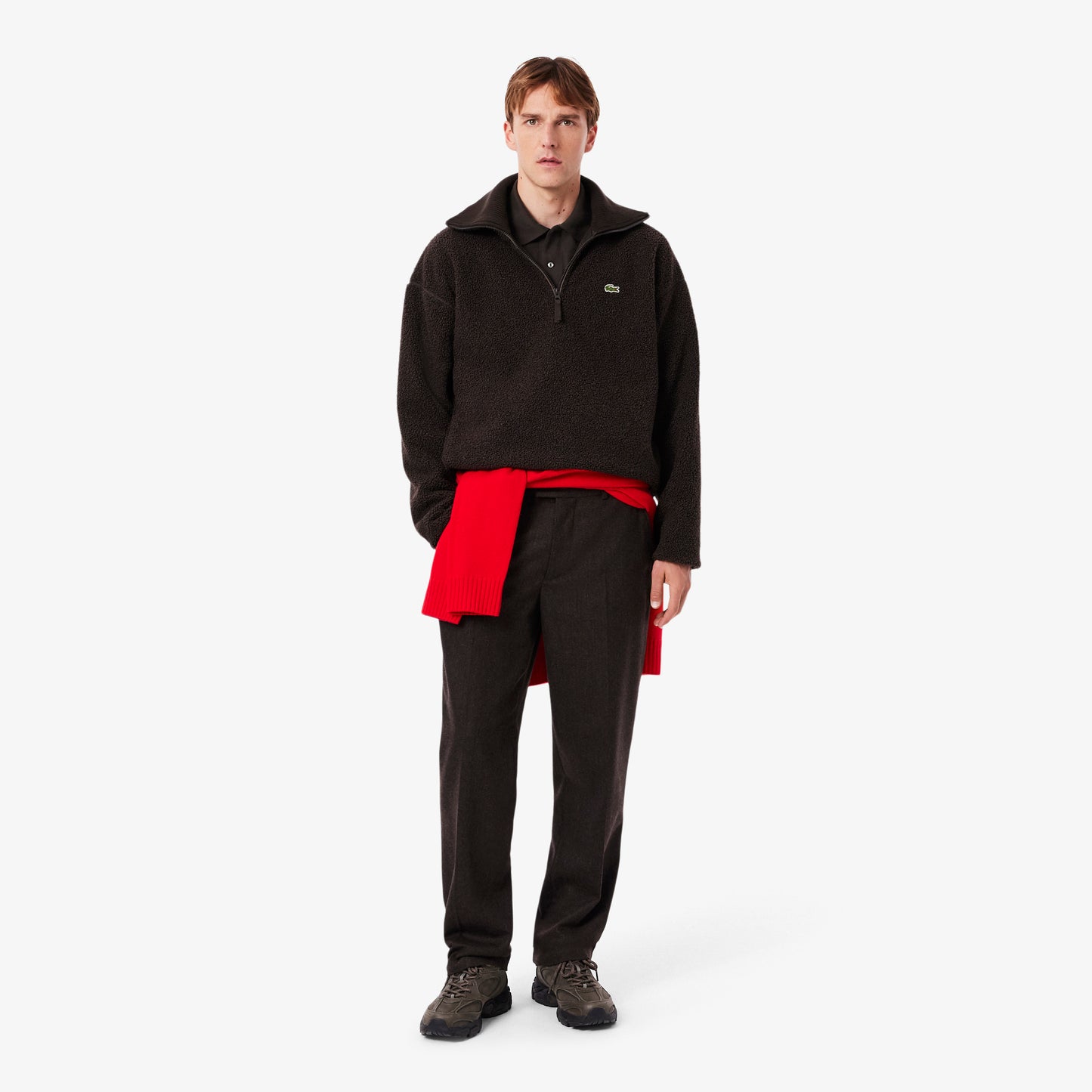 Classic Fit Long Sleeved L.12.12 Polo Shirt - L1312