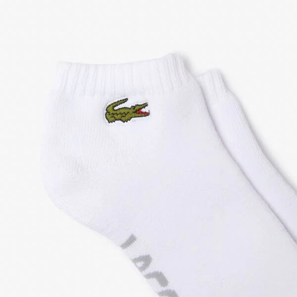 Unisex Lacoste SPORT Branded Stretch Cotton Low-Cut Socks