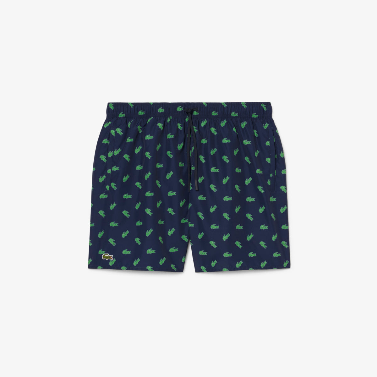Mid Length Crocodile Print Swim Trunks-MH1851