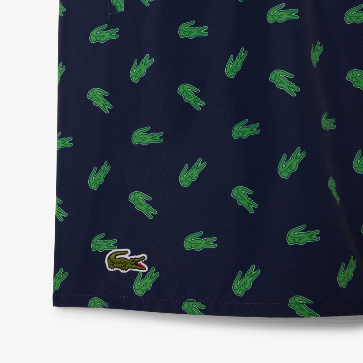 Mid Length Crocodile Print Swim Trunks-MH1851