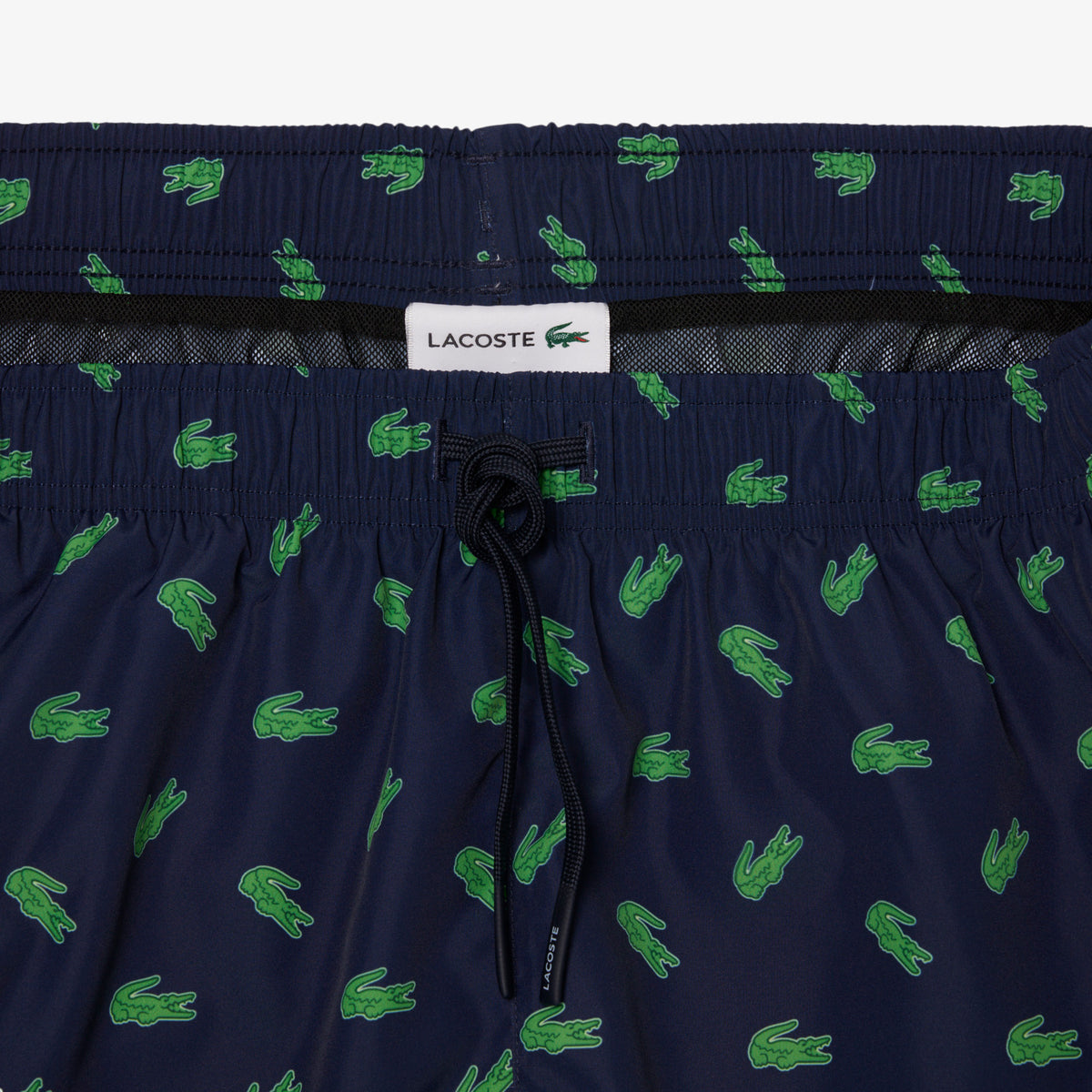 Mid Length Crocodile Print Swim Trunks-MH1851