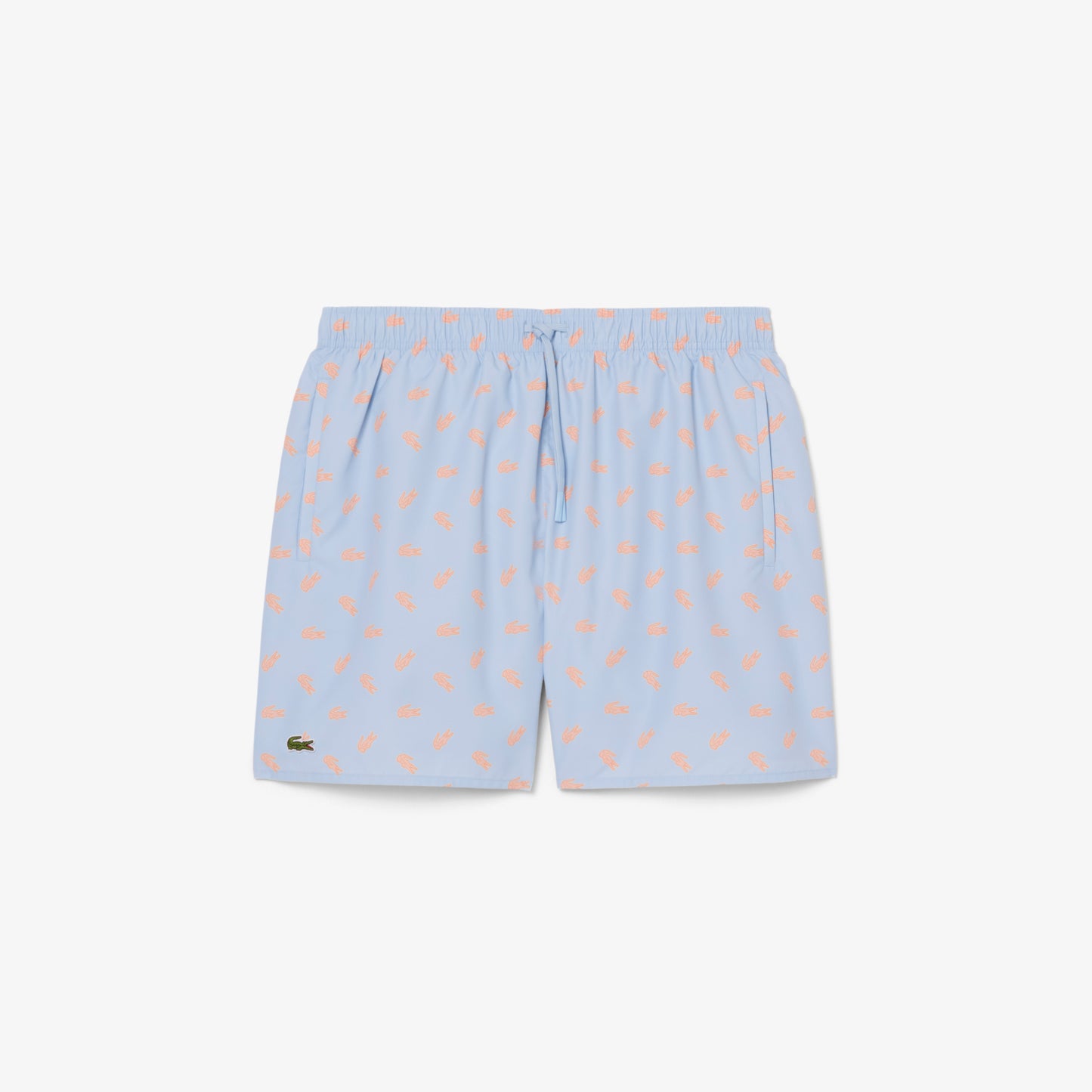 Mid Length Crocodile Print Swim Trunks-MH1851