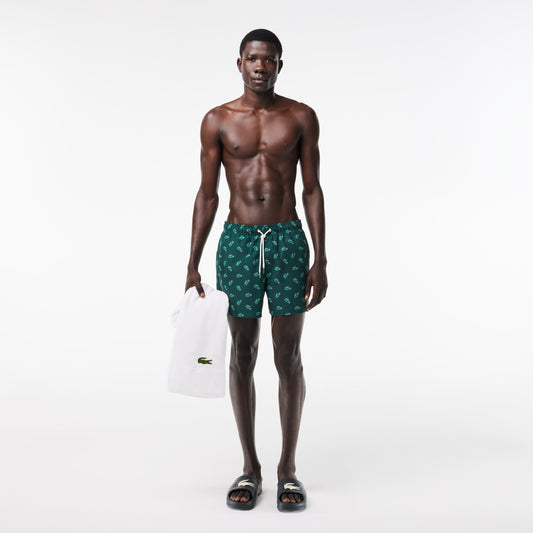 Crocodile Print Swim Trunks - MH7188