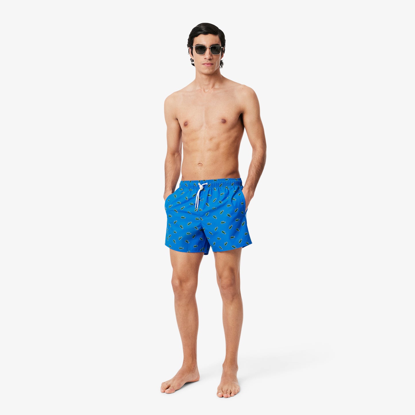 Crocodile Print Swim Trunks-MH7188