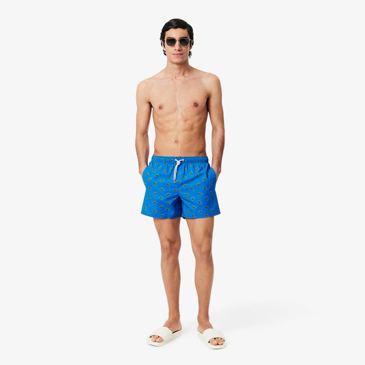 Crocodile Print Swim Trunks-MH7188