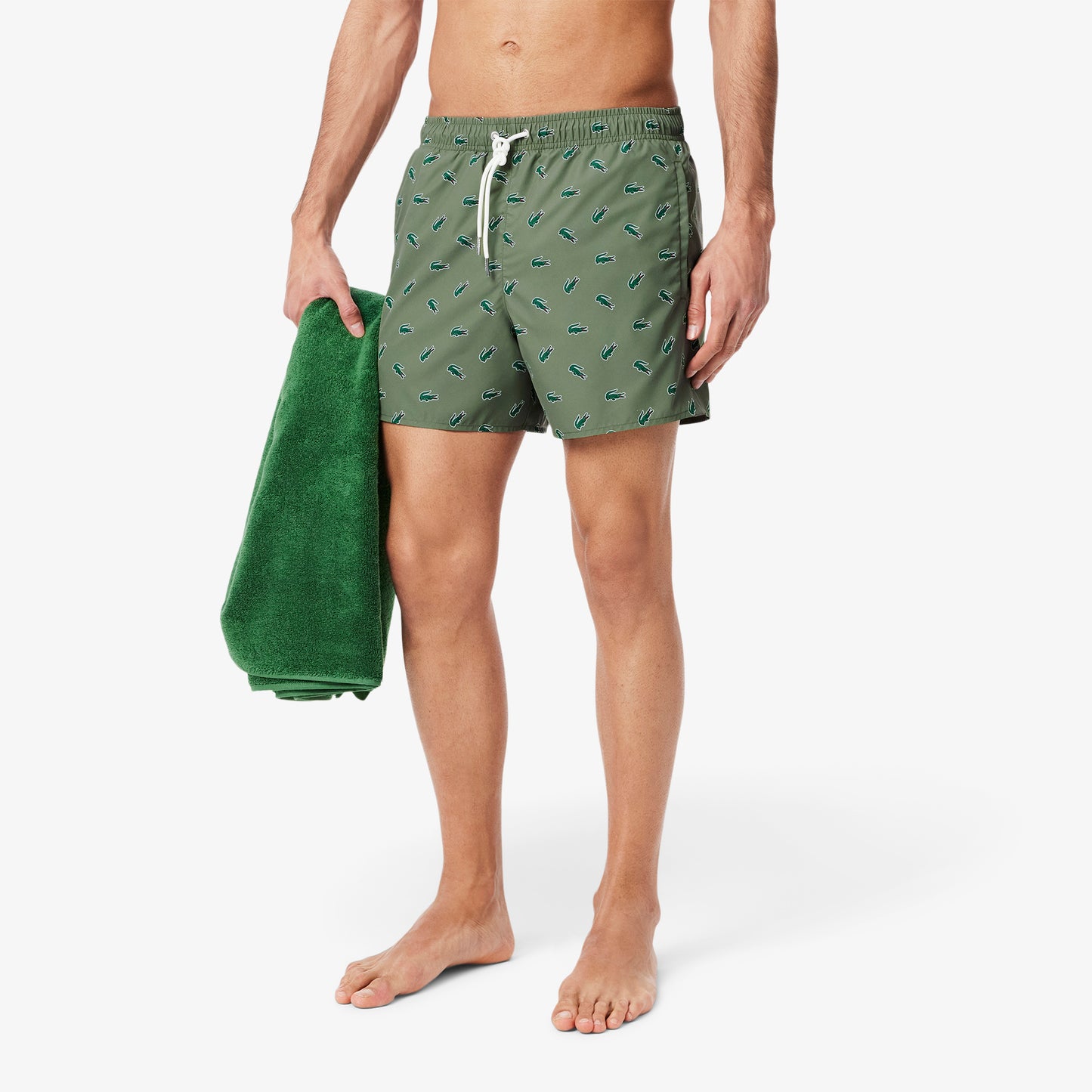 Crocodile Print Swim Trunks-MH7188