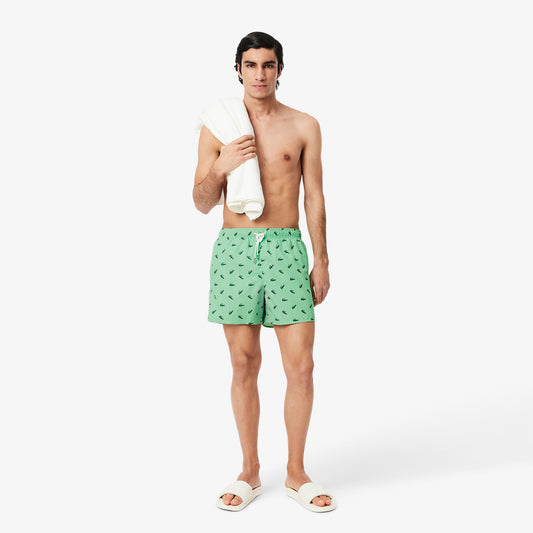 Crocodile Print Swim Trunks-MH7188