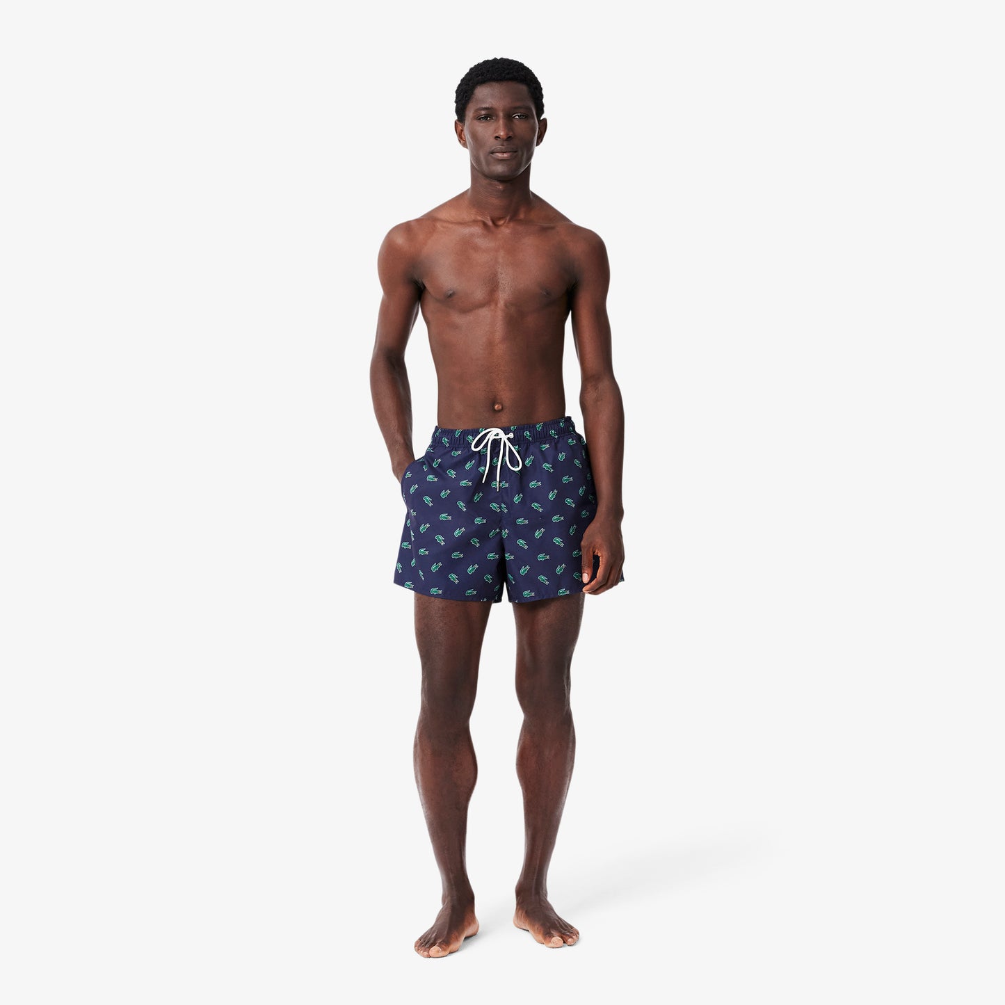 Crocodile Print Swim Trunks-MH7188