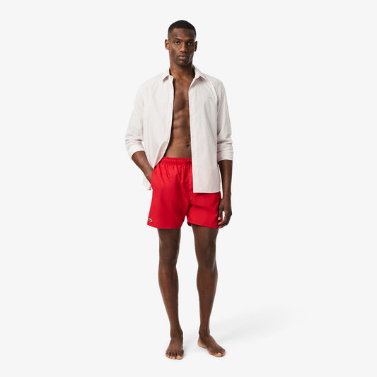 Mid Length Monochrome Swim Trunks - MH9088