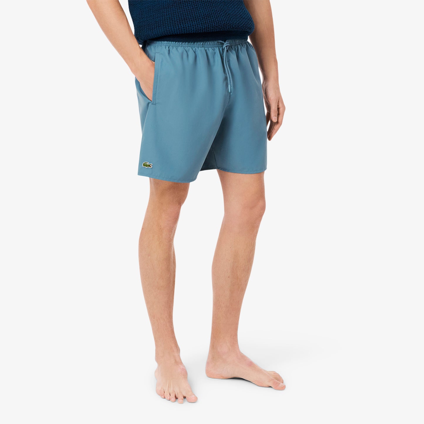 Mid Length Monochrome Swim Trunks - MH9088
