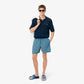 Mid Length Monochrome Swim Trunks - MH9088