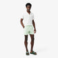 Mid Length Striped Textured Swim Trunks - MH9089