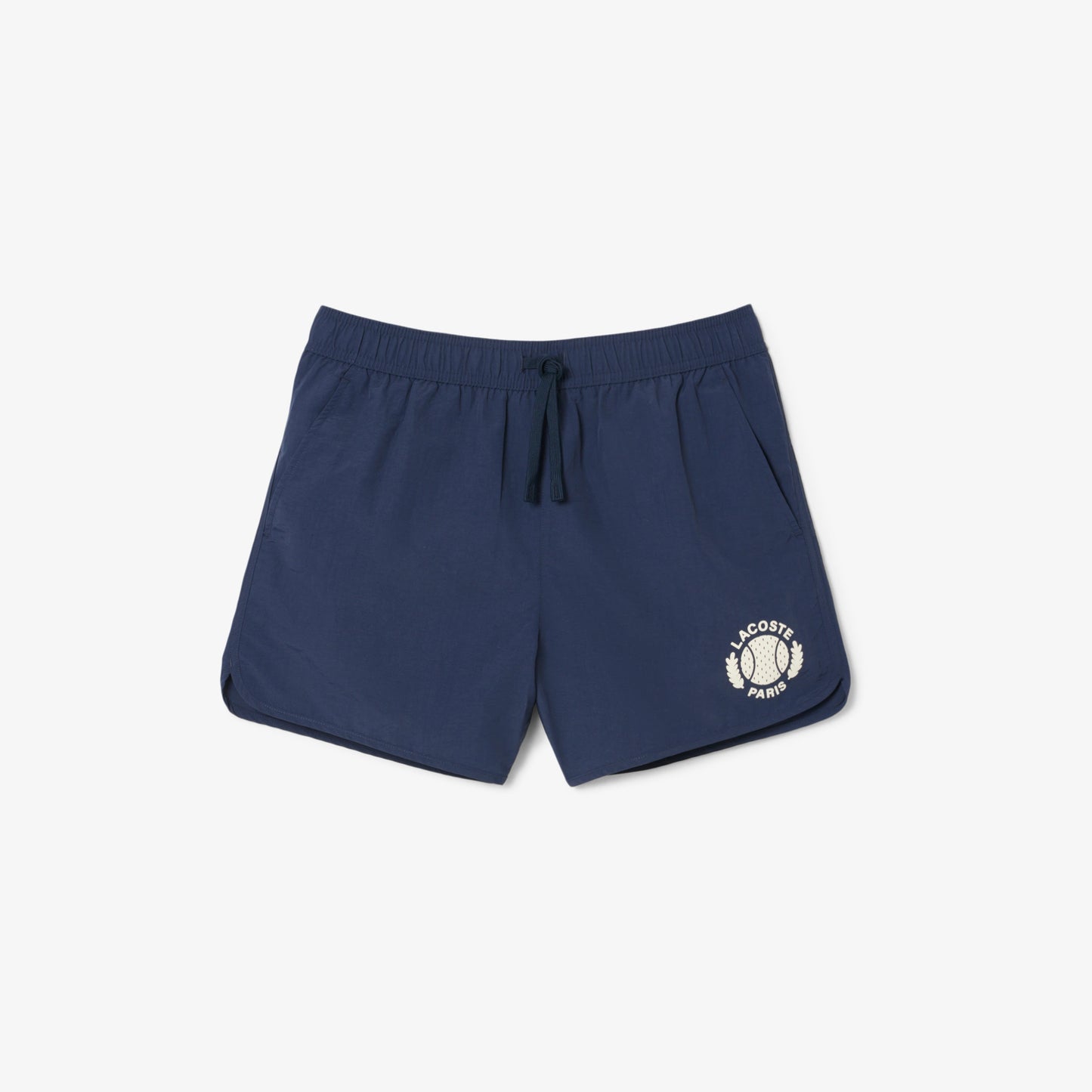 Short Badge Accent Swim Trunks-MH9106