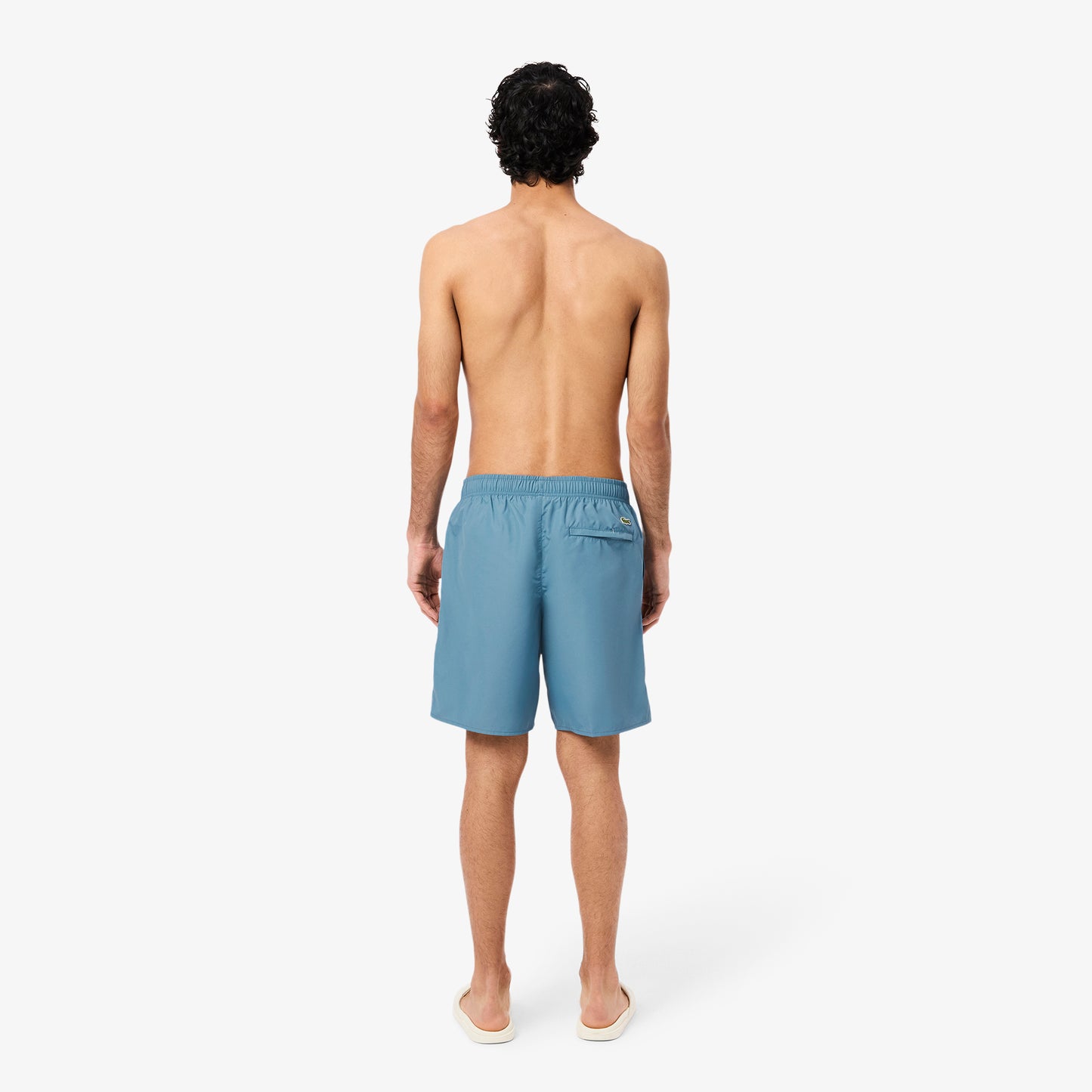 Long Branded Swim Trunks-MH9135
