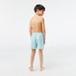 Boys’ Lacoste Printed Recycled Polyester Swim Trunks - MJ5311