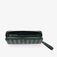 Women's Lacoste Monogram Print Zip Wallet - NF3958DG