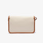 Heritage Canvas Flap Close Cotton Shoulder Bag - NF4507TD