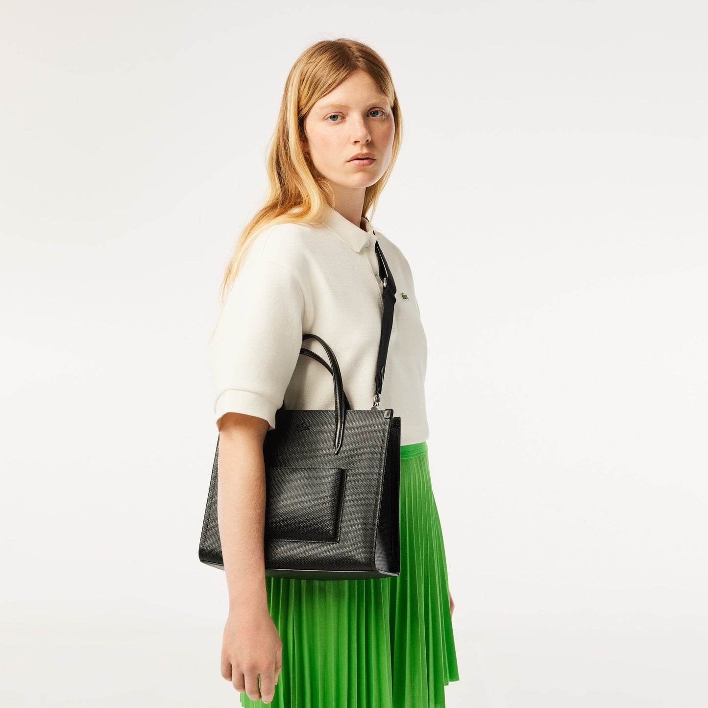 Small Chantaco Leather Tote-NF4623KL