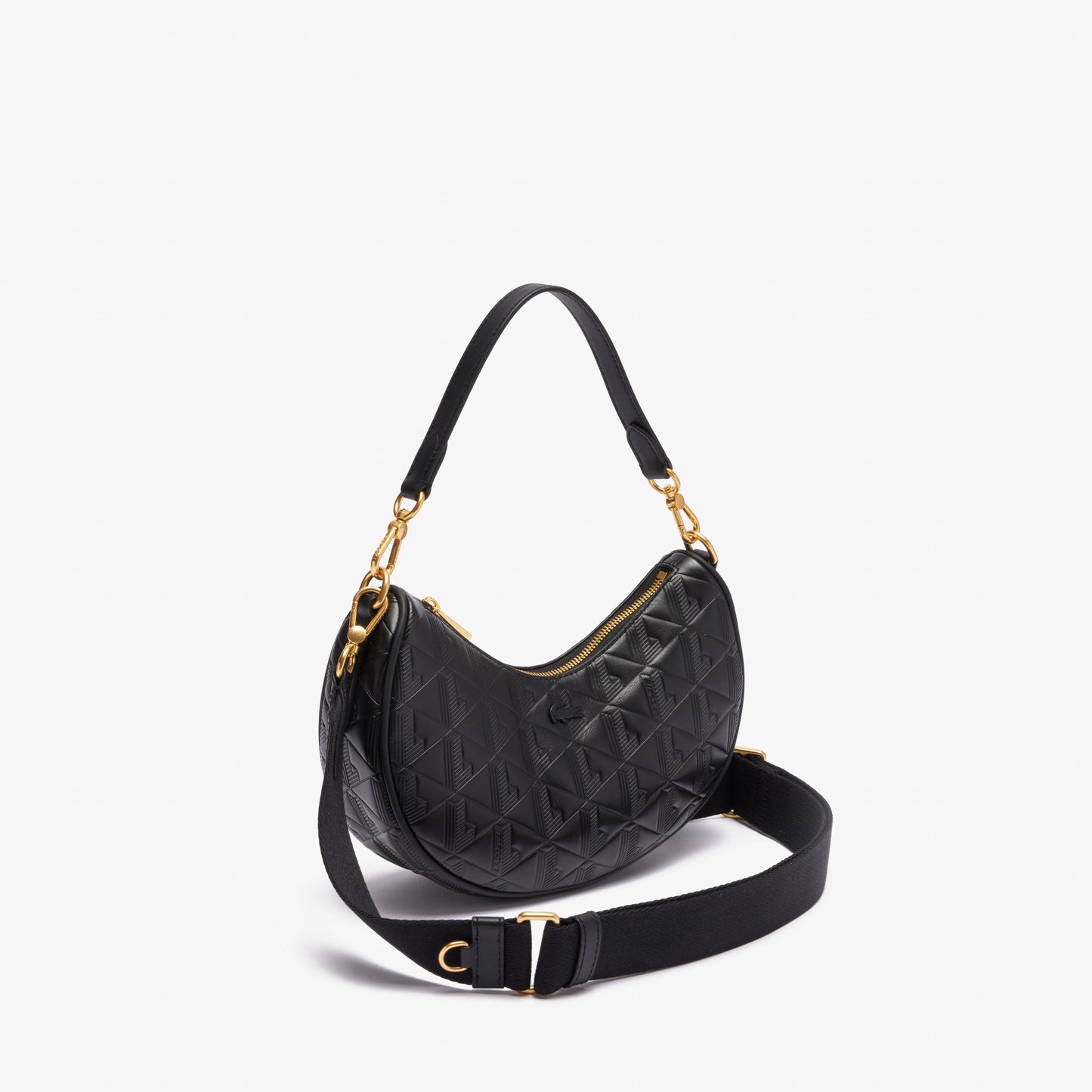 Maheki Embossed Leather Half Moon Purse-NF4710MH