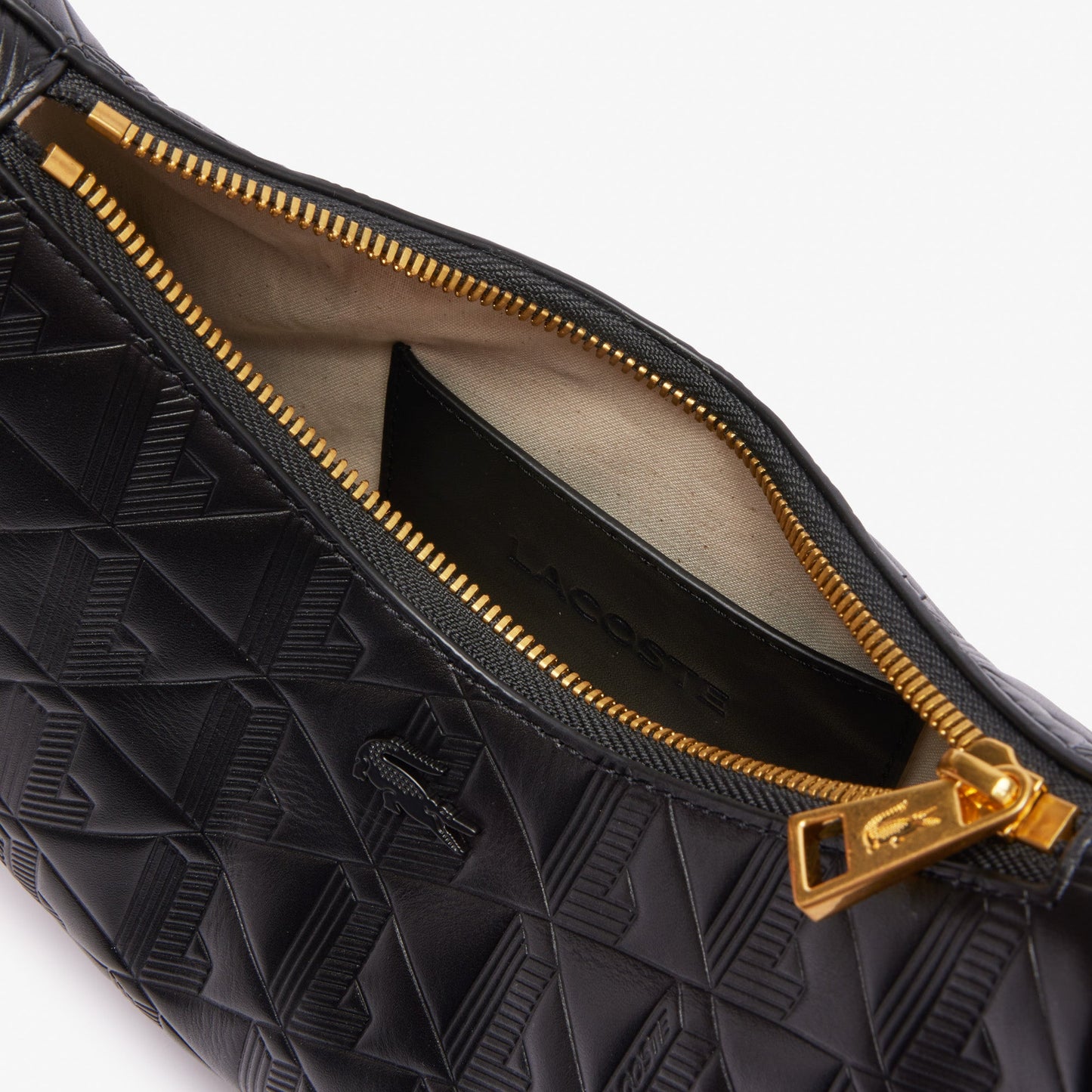 Maheki Embossed Leather Half Moon Purse-NF4710MH