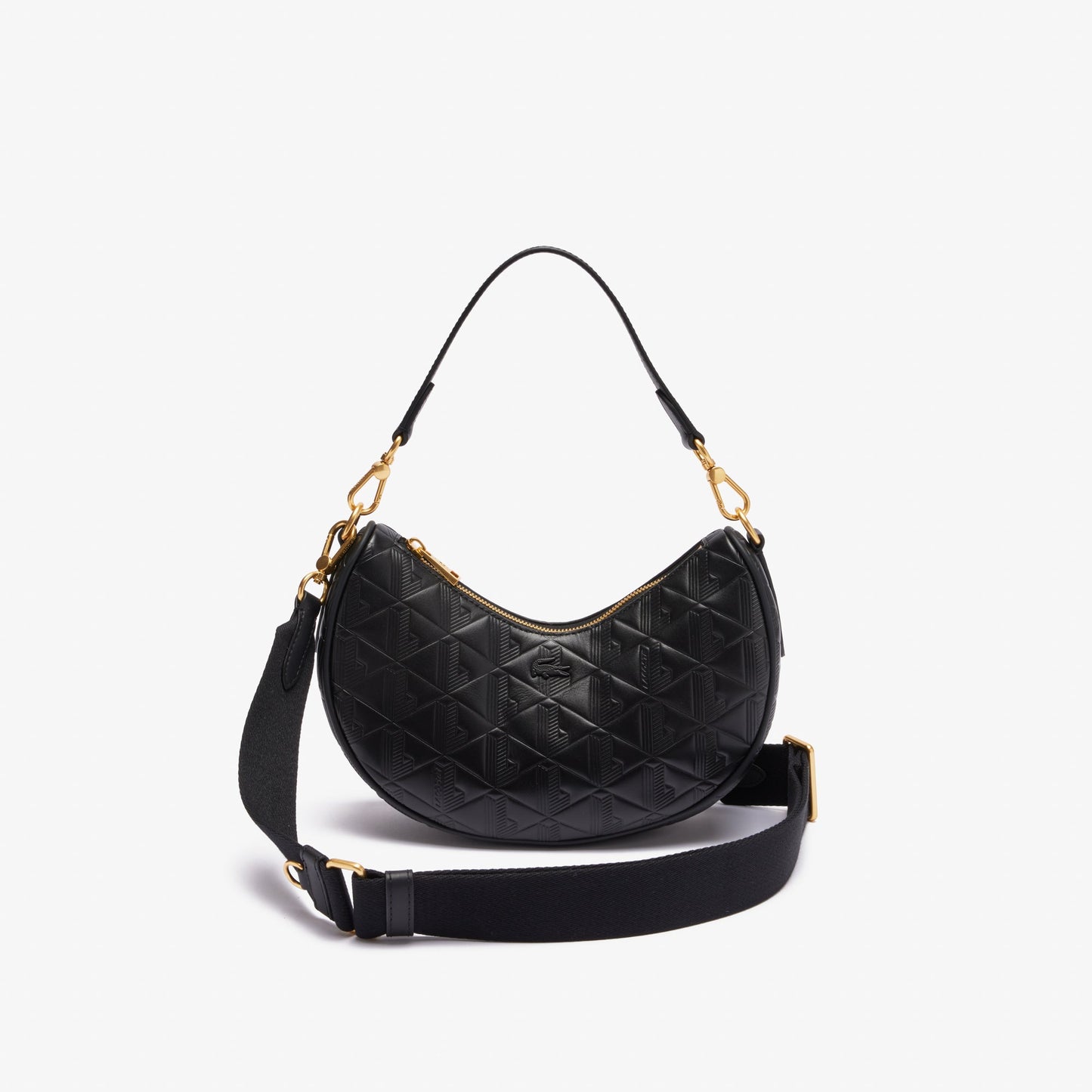 Maheki Embossed Leather Half Moon Purse-NF4710MH
