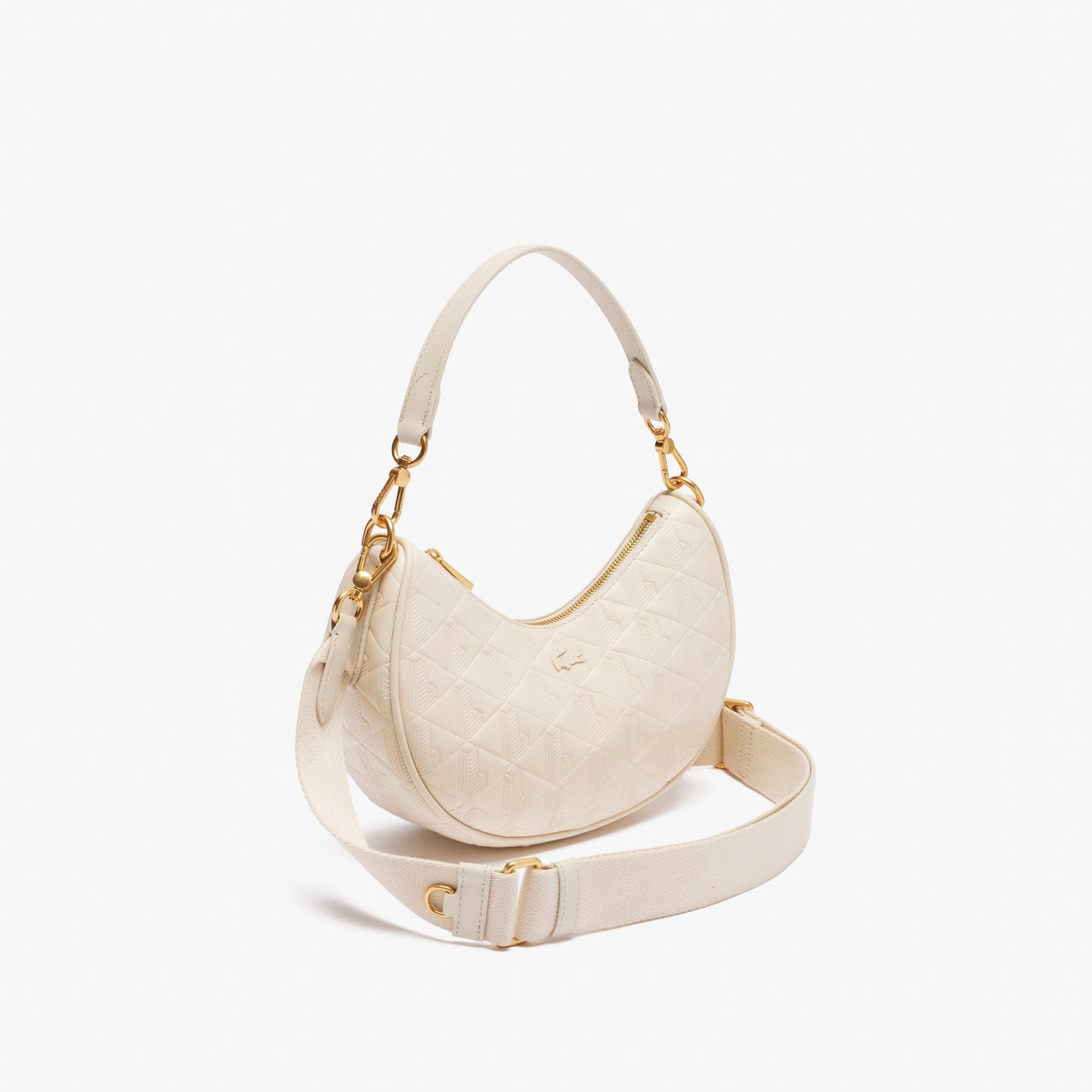 Maheki Embossed Leather Half Moon Purse-NF4710MH